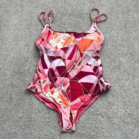 JETS Adagio Tank One Piece Rosewood Swimsuit - Picture 2 of 9